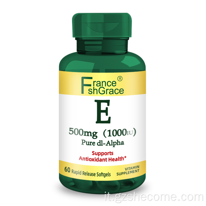 La vitamina E supporta la salute immunitaria vitamina E Softgels